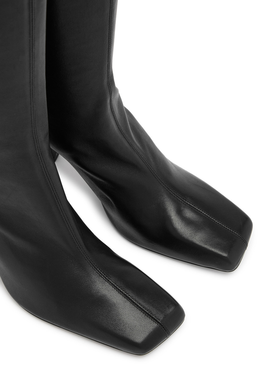 Khaite Eva 100 Leather Over-the-knee Boots - 3