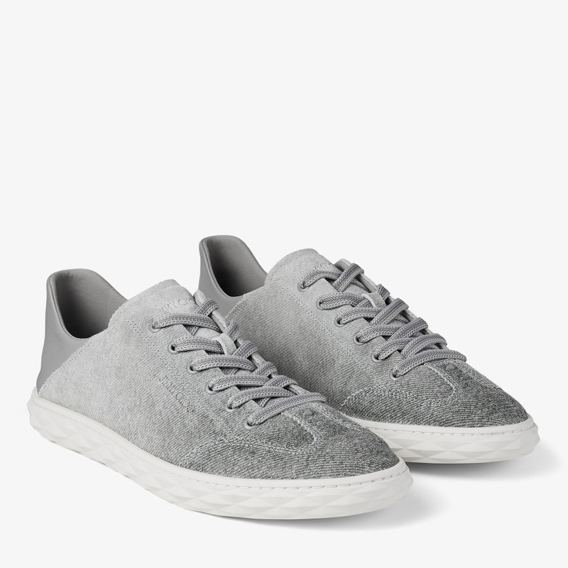 Diamond Flex C M Dove Denim Suede Mix Low Top Trainers 2