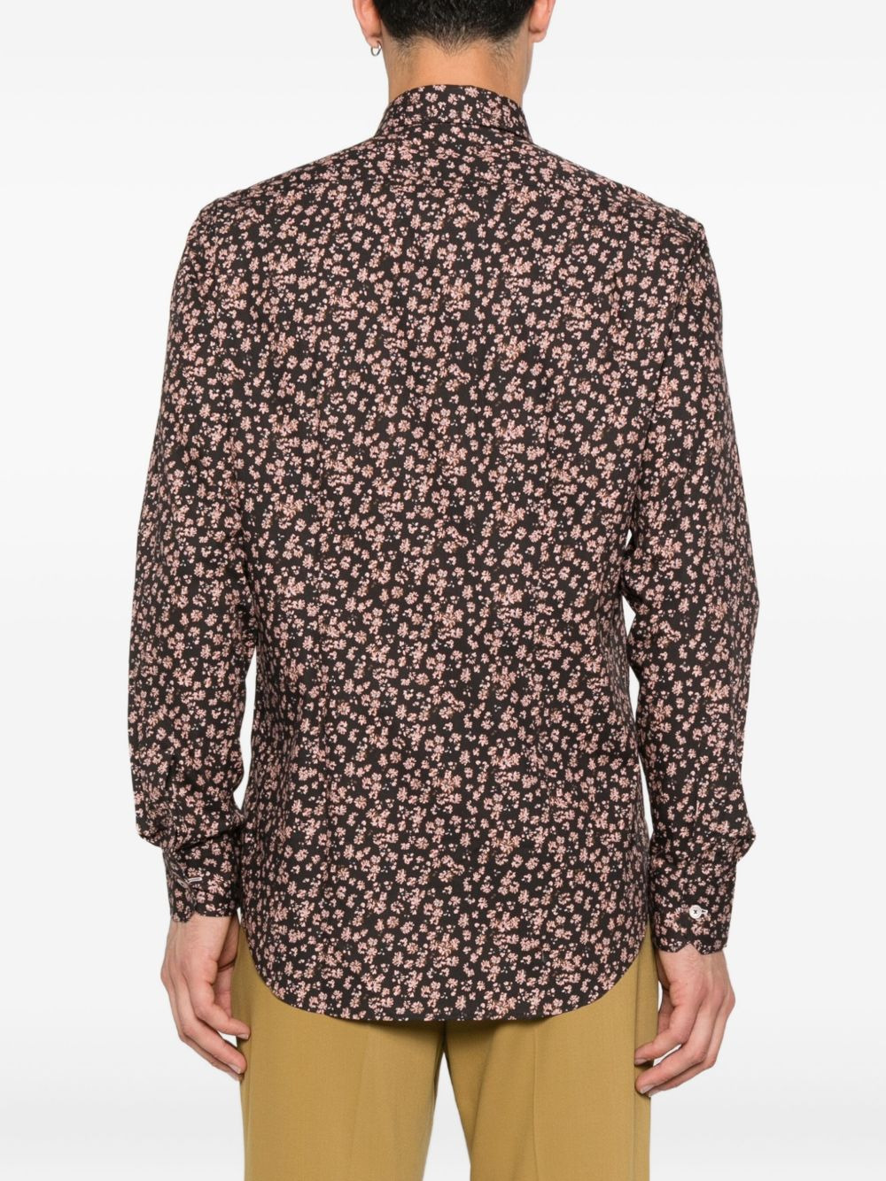 floral-print shirt - 4