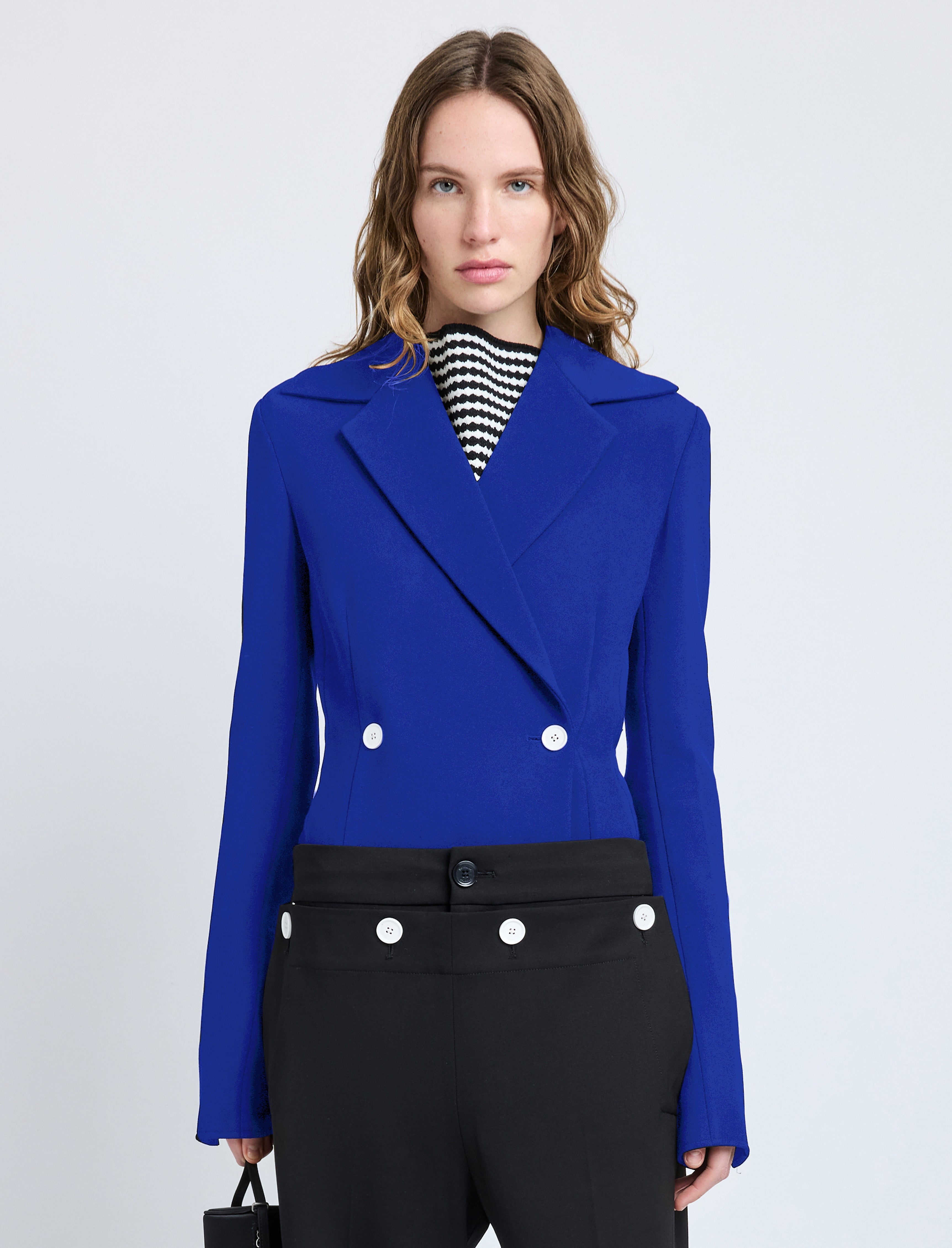 Marine Jacket in Bi-Stretch Suiting - 2