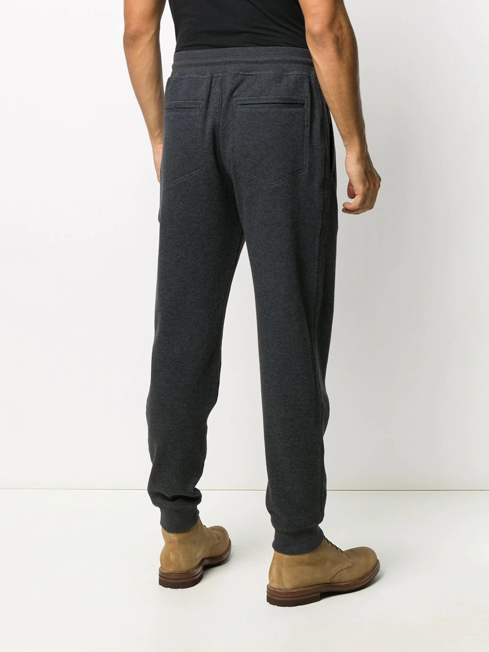 drawstring track pants - 4