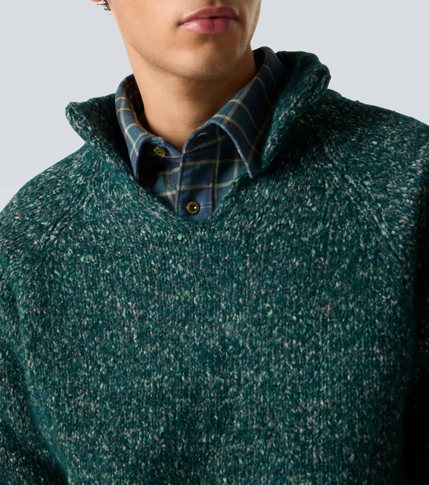 Alpaca, wool, and cotton-blend sweater - 6