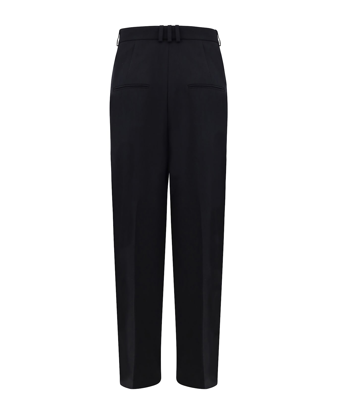 パンツ BALMAIN FW24 Grain de poudre pants (DF0PQ310WC09 0PA) Tailored grain de poudre trousers black black - Women | BALMAIN