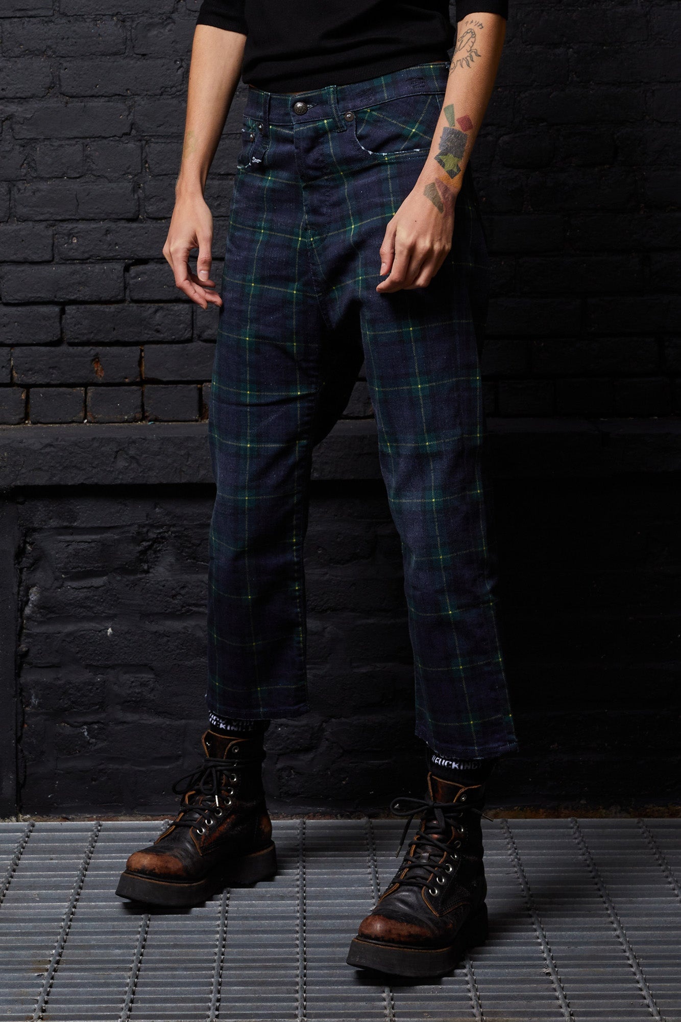TAILORED DROP - PRINTED TARTAN - 2
