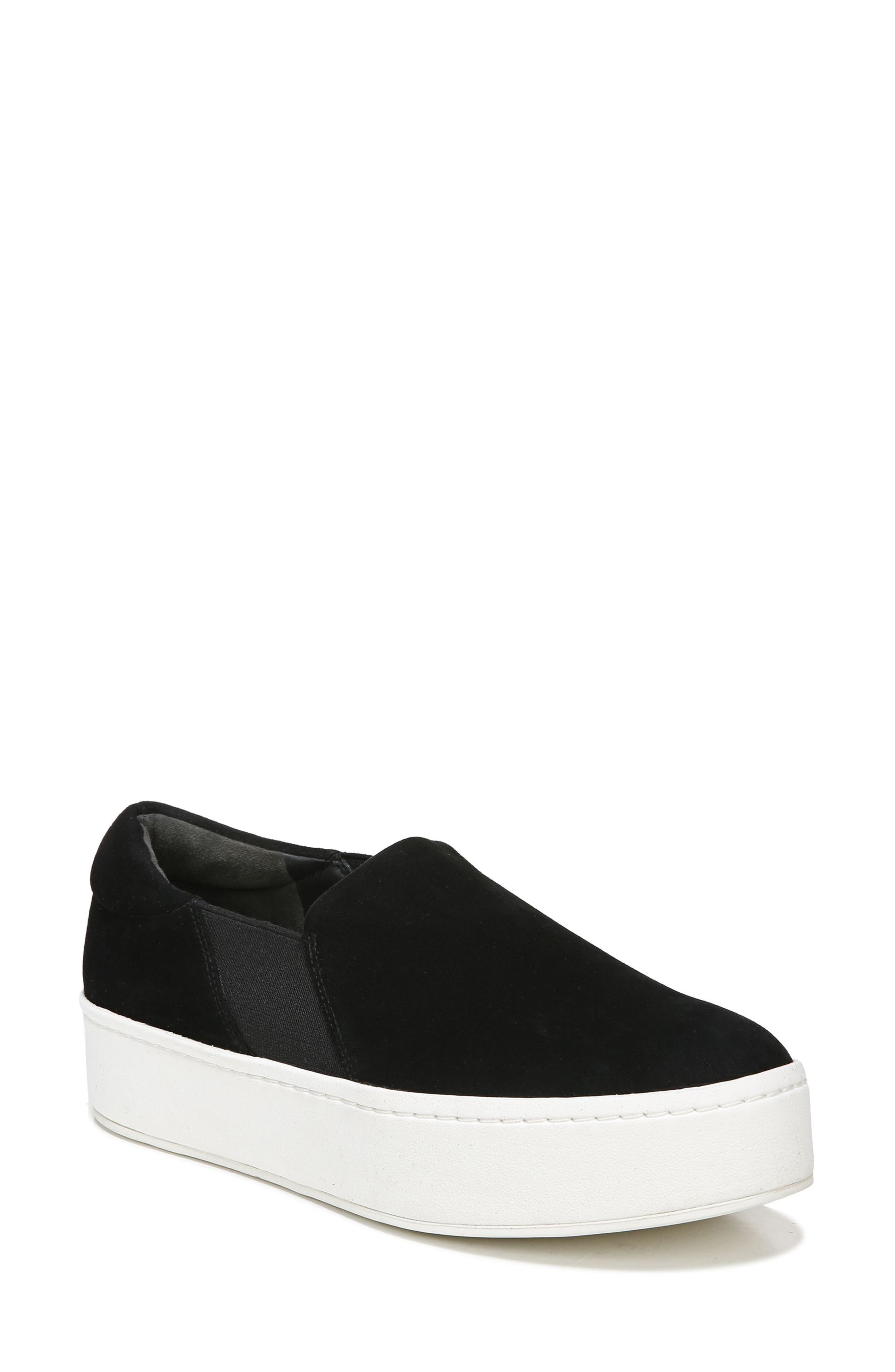 Vince Warren Platform Slip-On Sneaker in Black at Nordstrom - 2