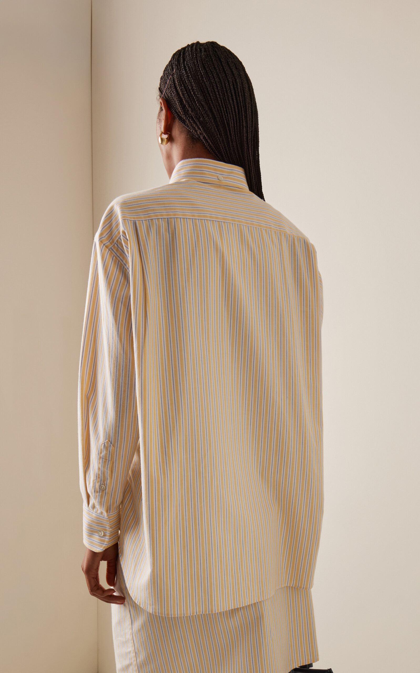 Cotton Oxford Shirt yellow - 4