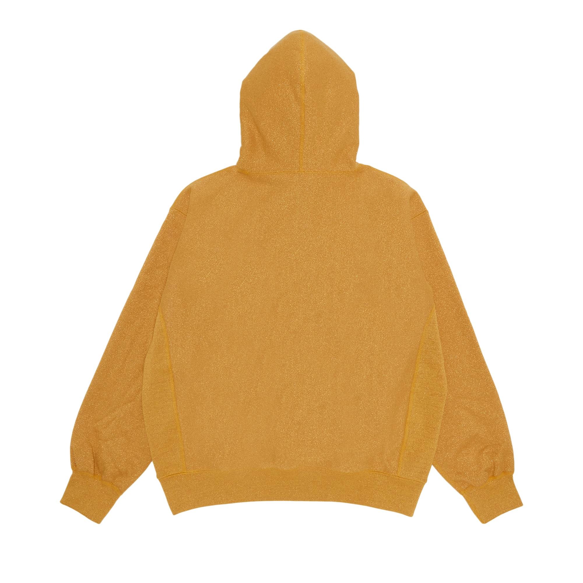 Supreme Supreme Glitter Arc Hooded Sweatshirt 'Gold' | REVERSIBLE