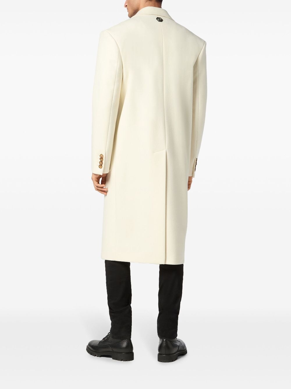double-breasted peacoat - 4