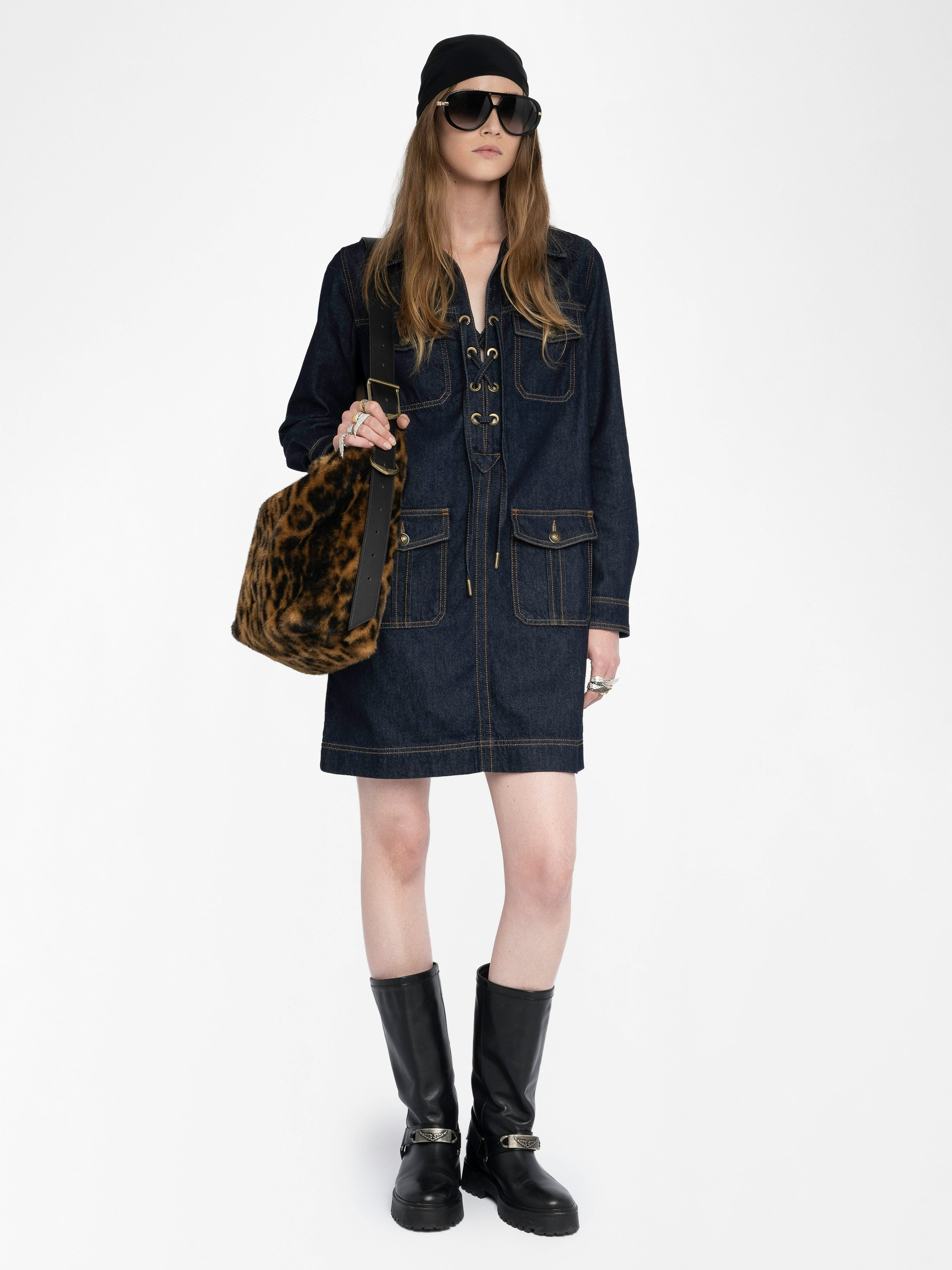 Remacha Denim Dress - 4