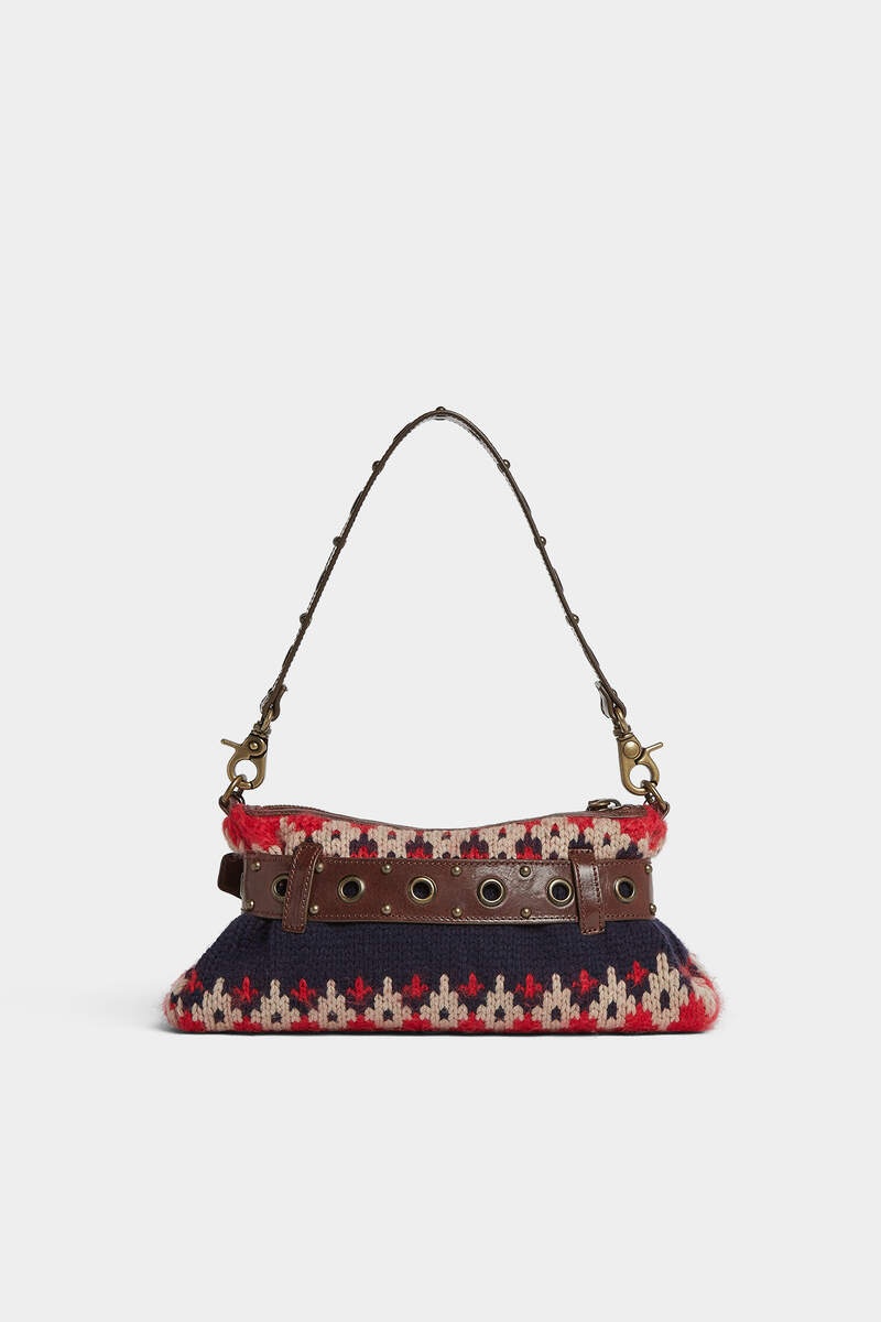 GOTHIC DSQUARED2 JACQUARDED BELT BAG - 2