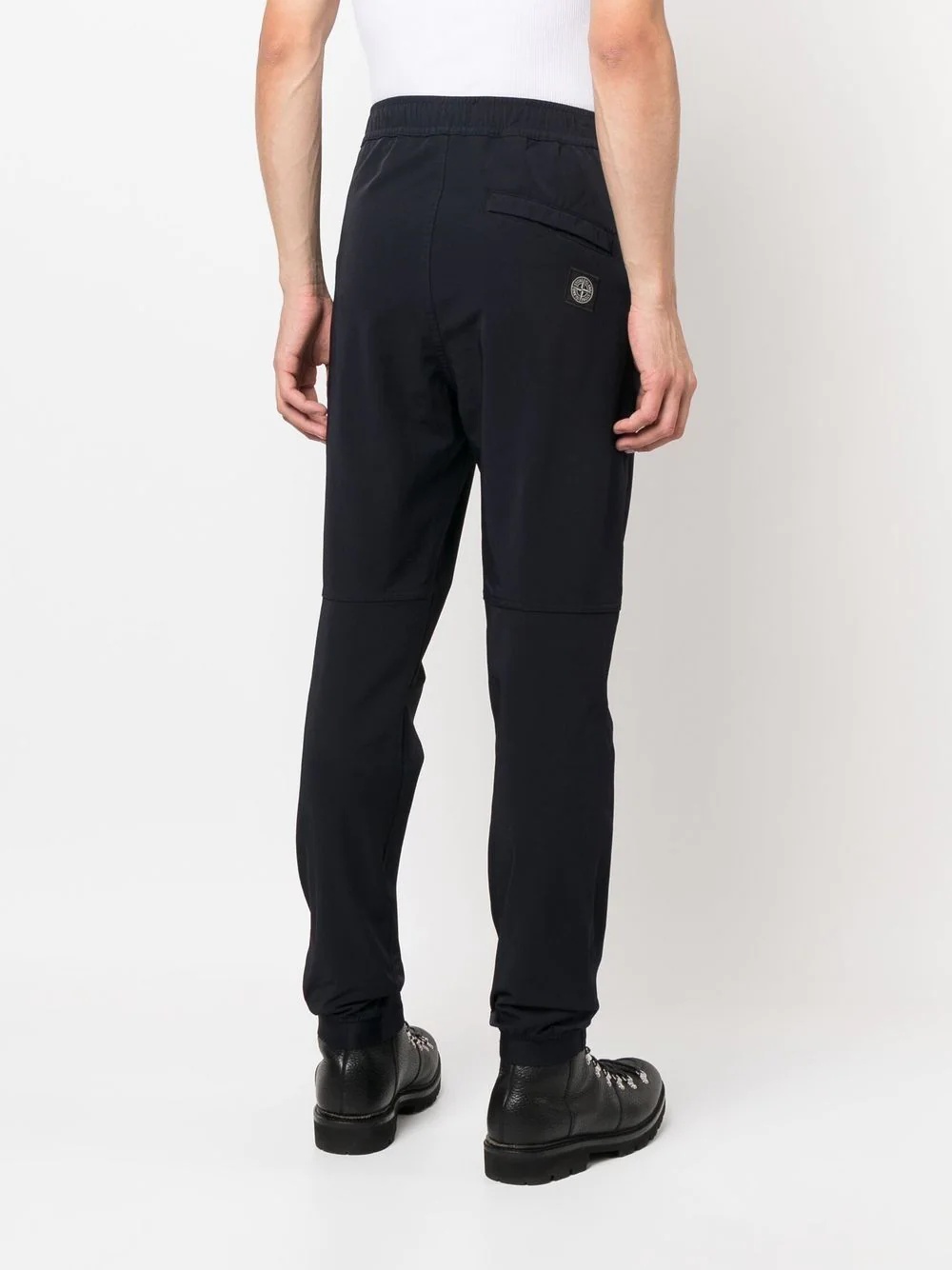 high-waisted slim-fit trousers - 4