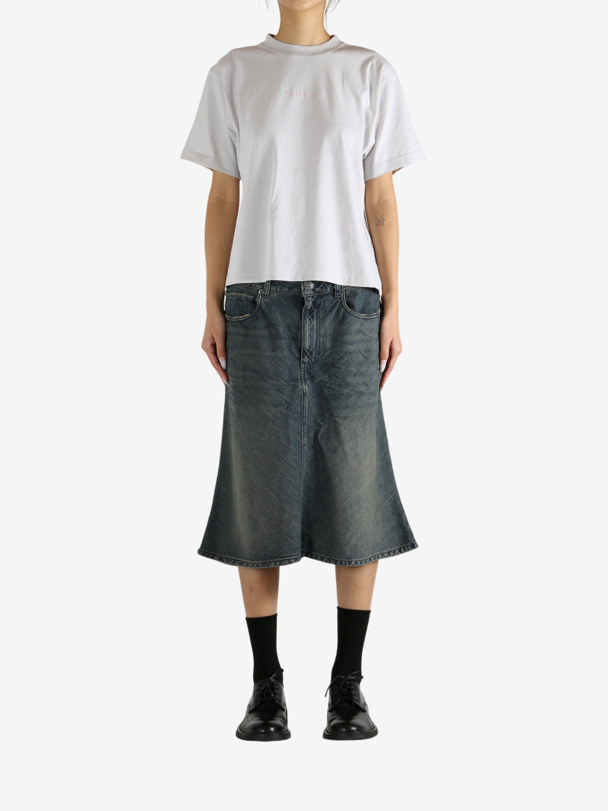BALENCIAGA - Women Medium Fit T-Shirt - 4
