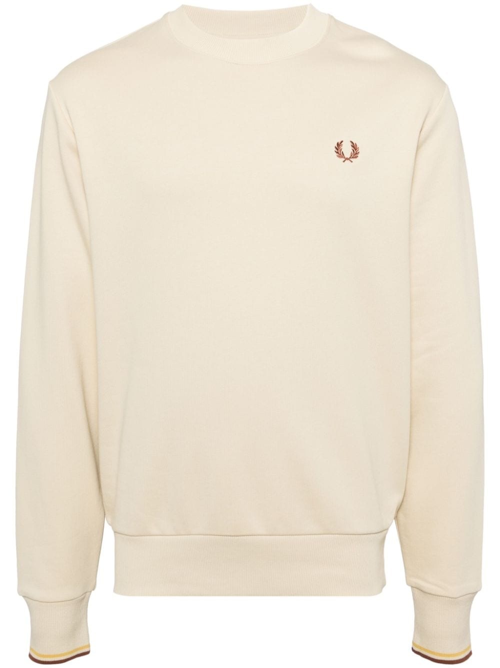 embroidered logo sweatshirt - 1