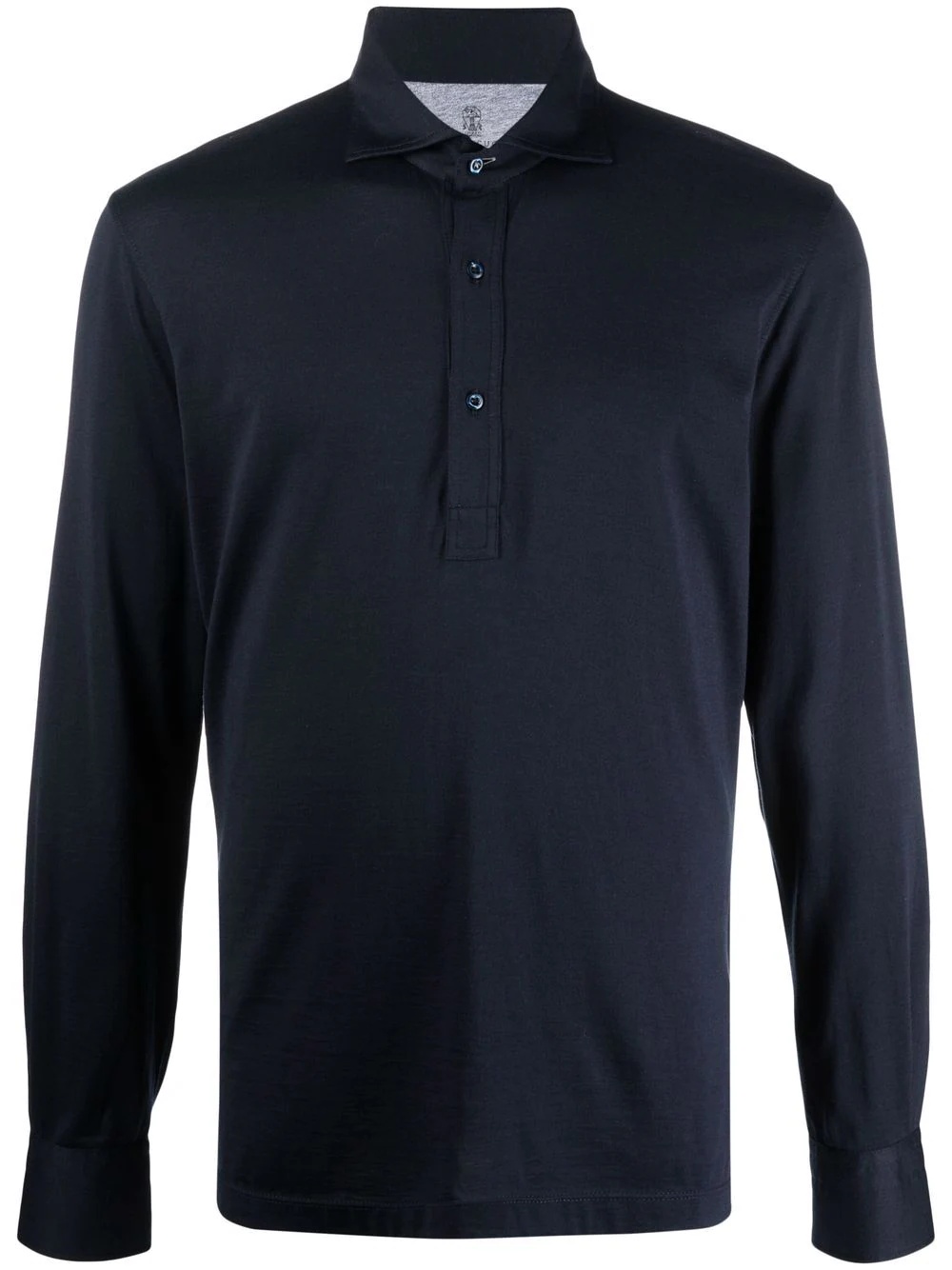 longsleeved polo shirt - 1