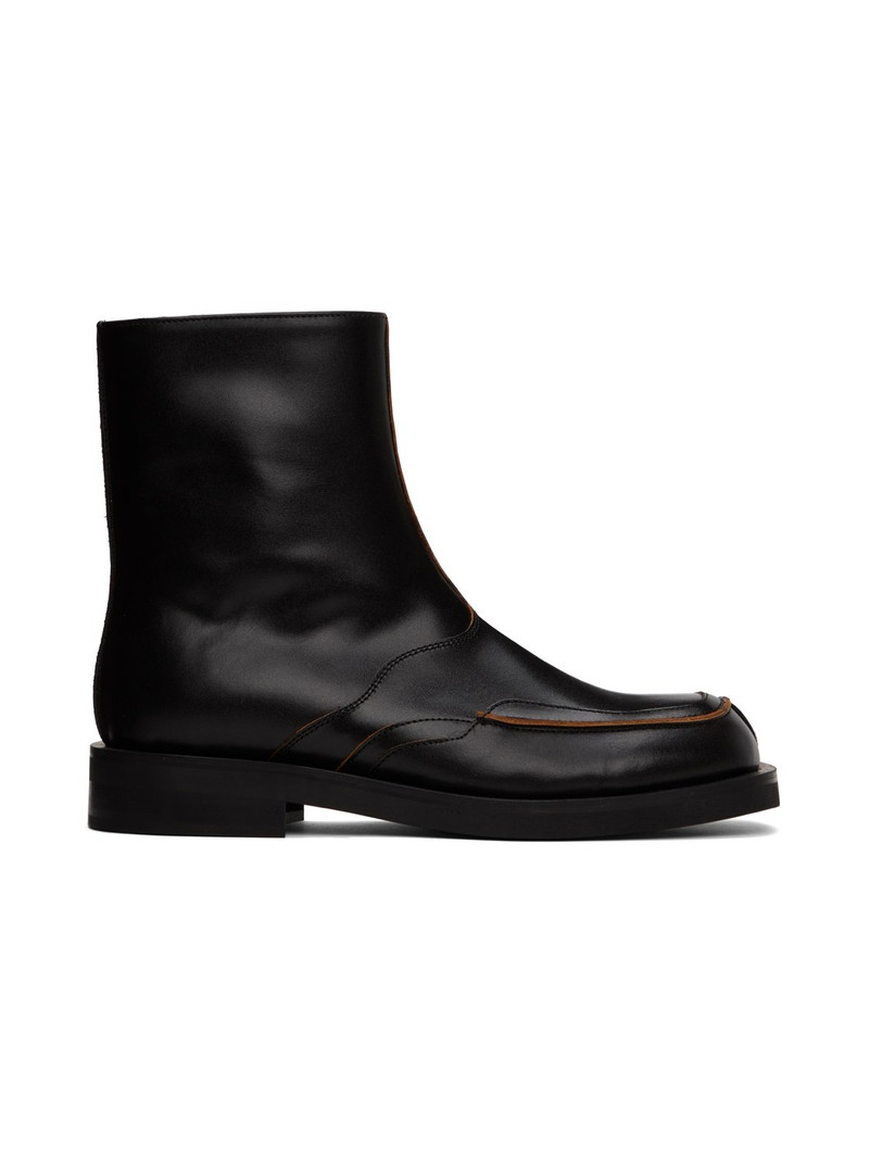 Black Dayne Zip-Up Boots 1