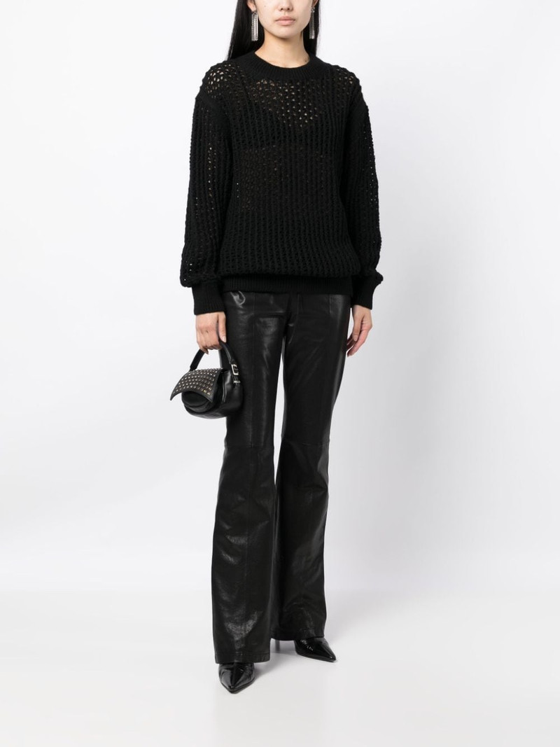 Junya Watanabe open-knit wool jumper outlook