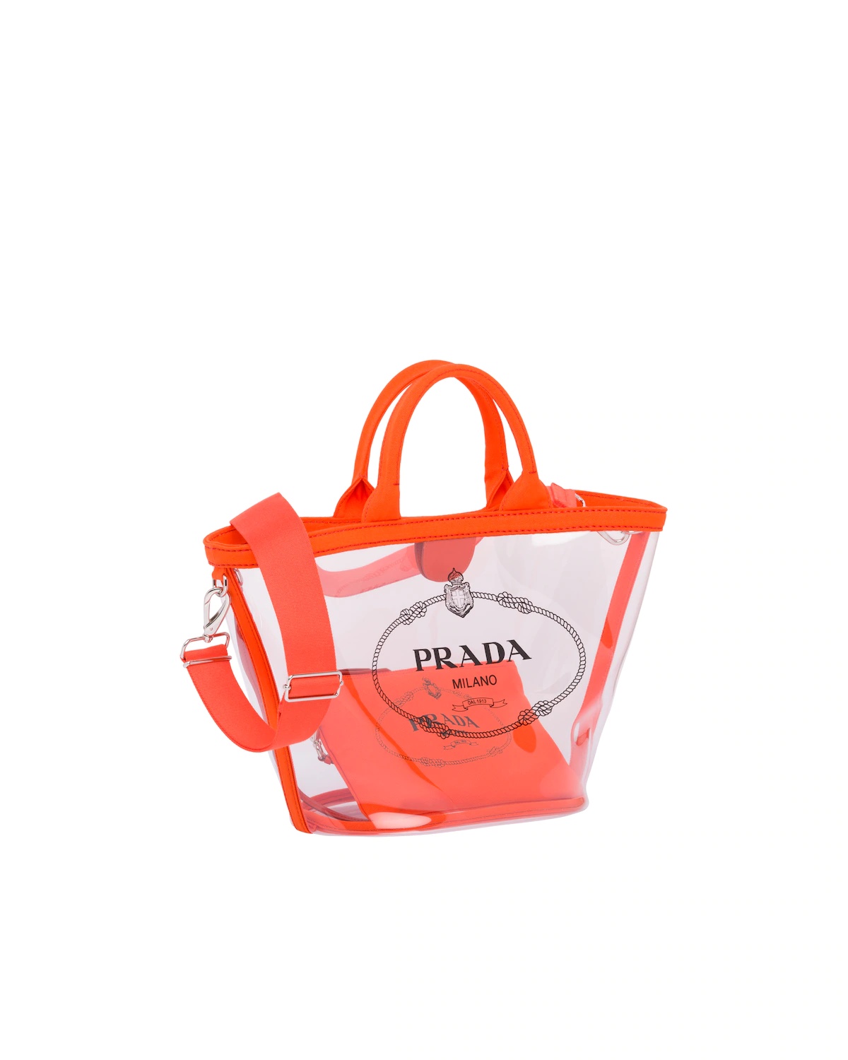 Fabric and Plexiglas handbag - 3