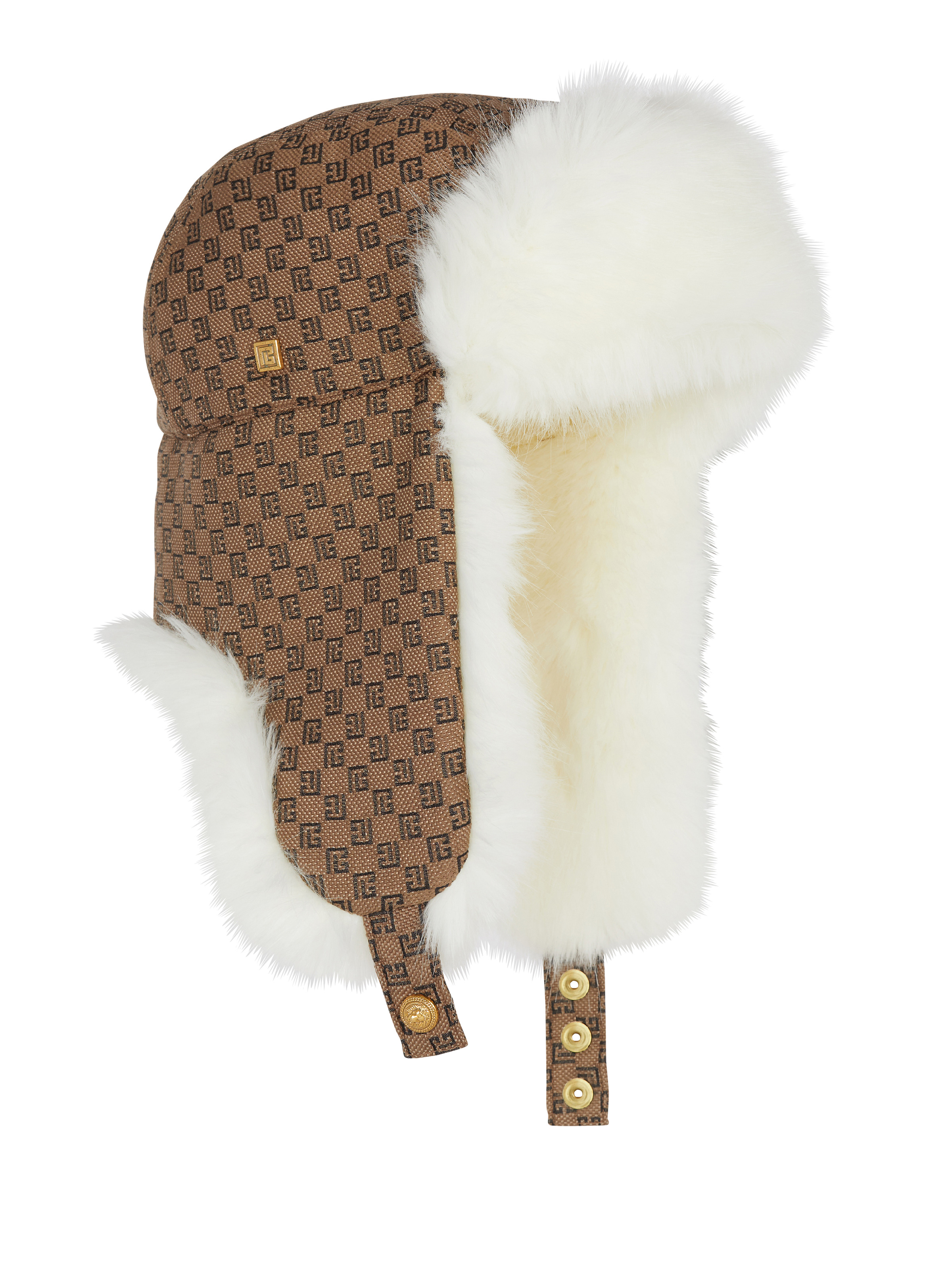 Mini monogram trapper hat - 3