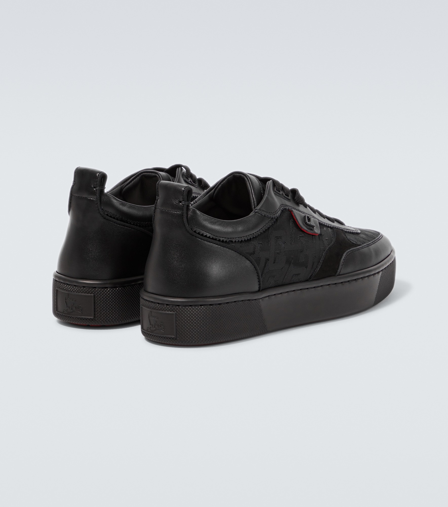 Happyrui leather-trimmed sneakers - 6
