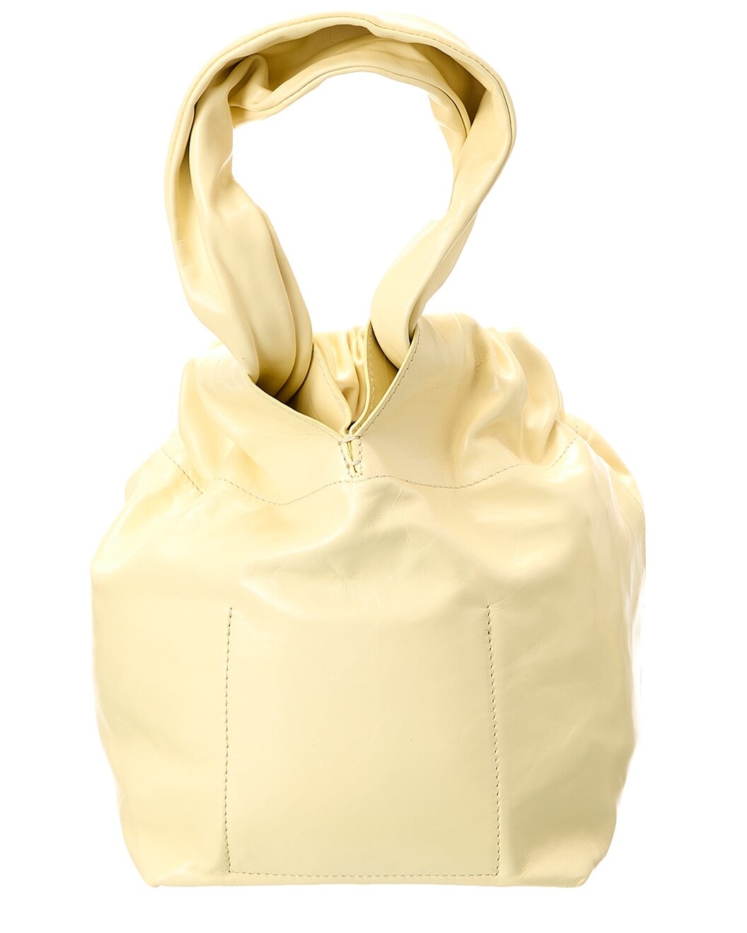 Jil Sander Drawstring Leather Bucket Bag - 2
