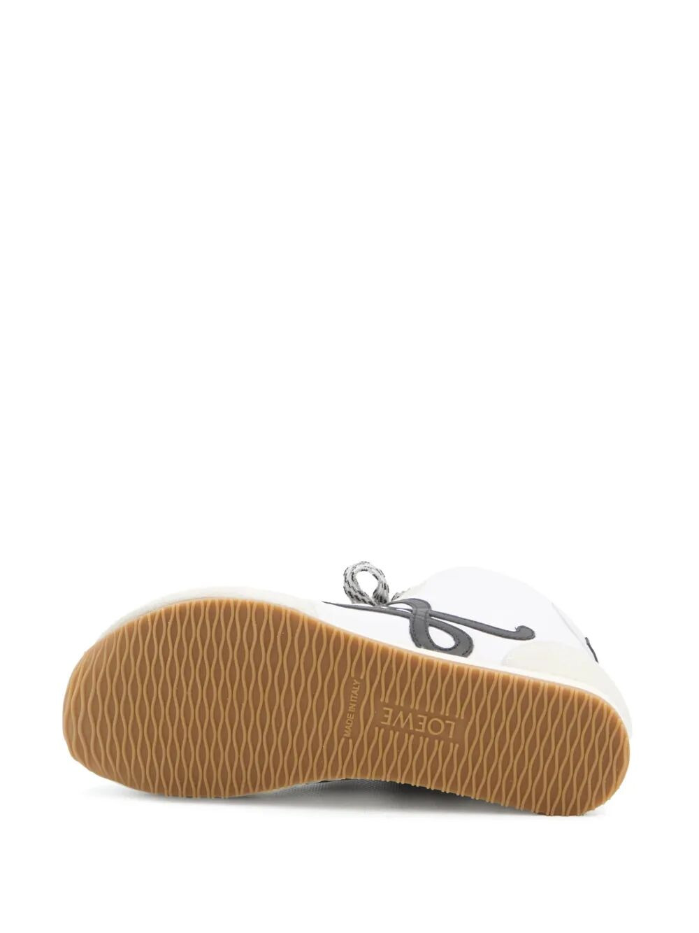 Loewe Women Ballet Runner 2.0 Nylon And Leather High-Top Sneakers - 4