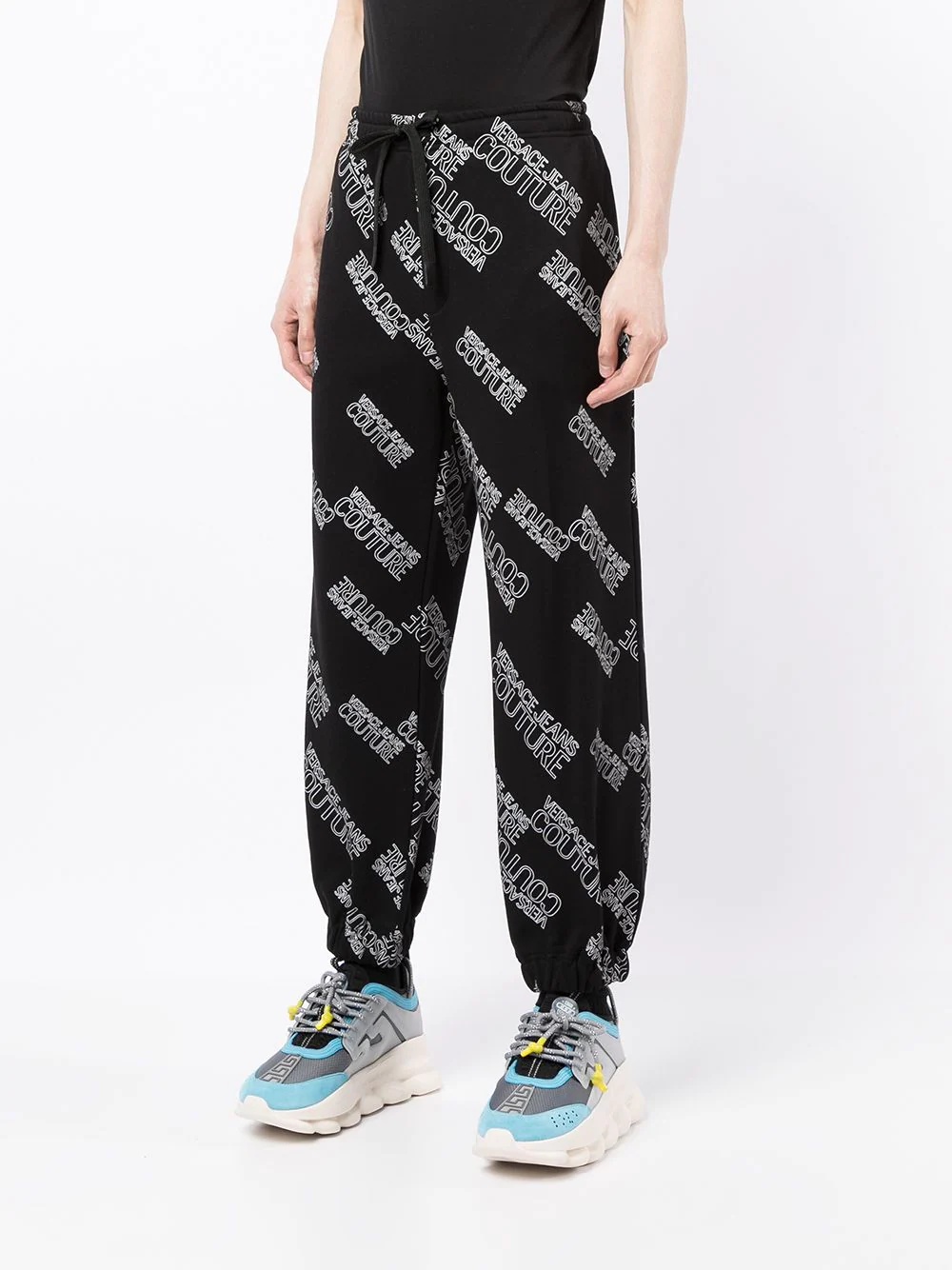 all-over logo track pants - 3