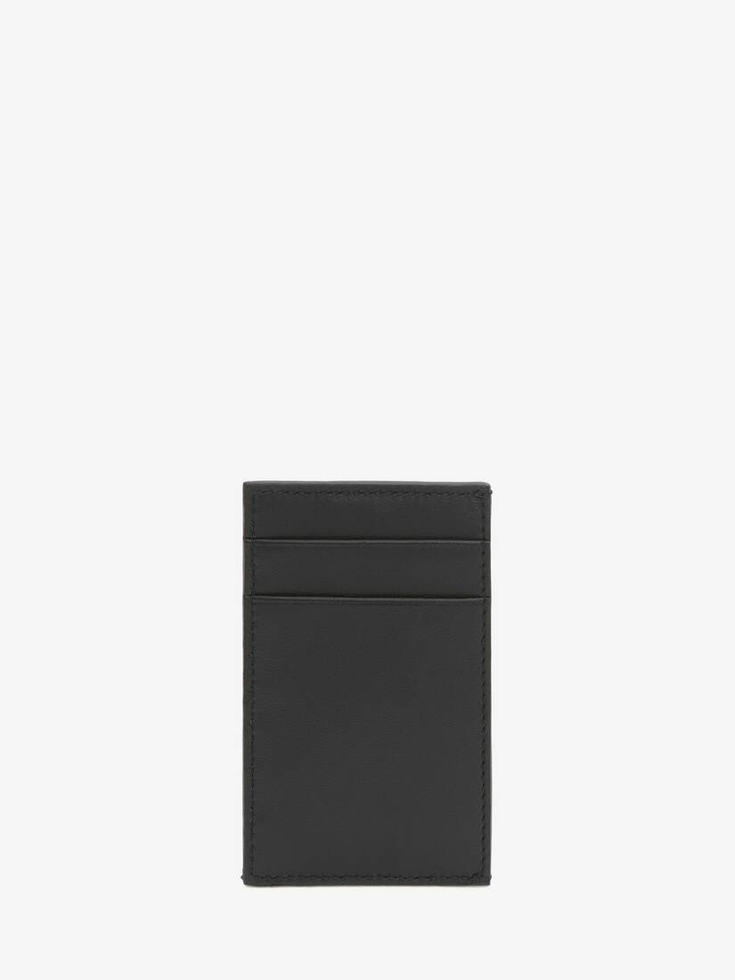 Mcqueen Graffiti Card Holder in Black/white - 3