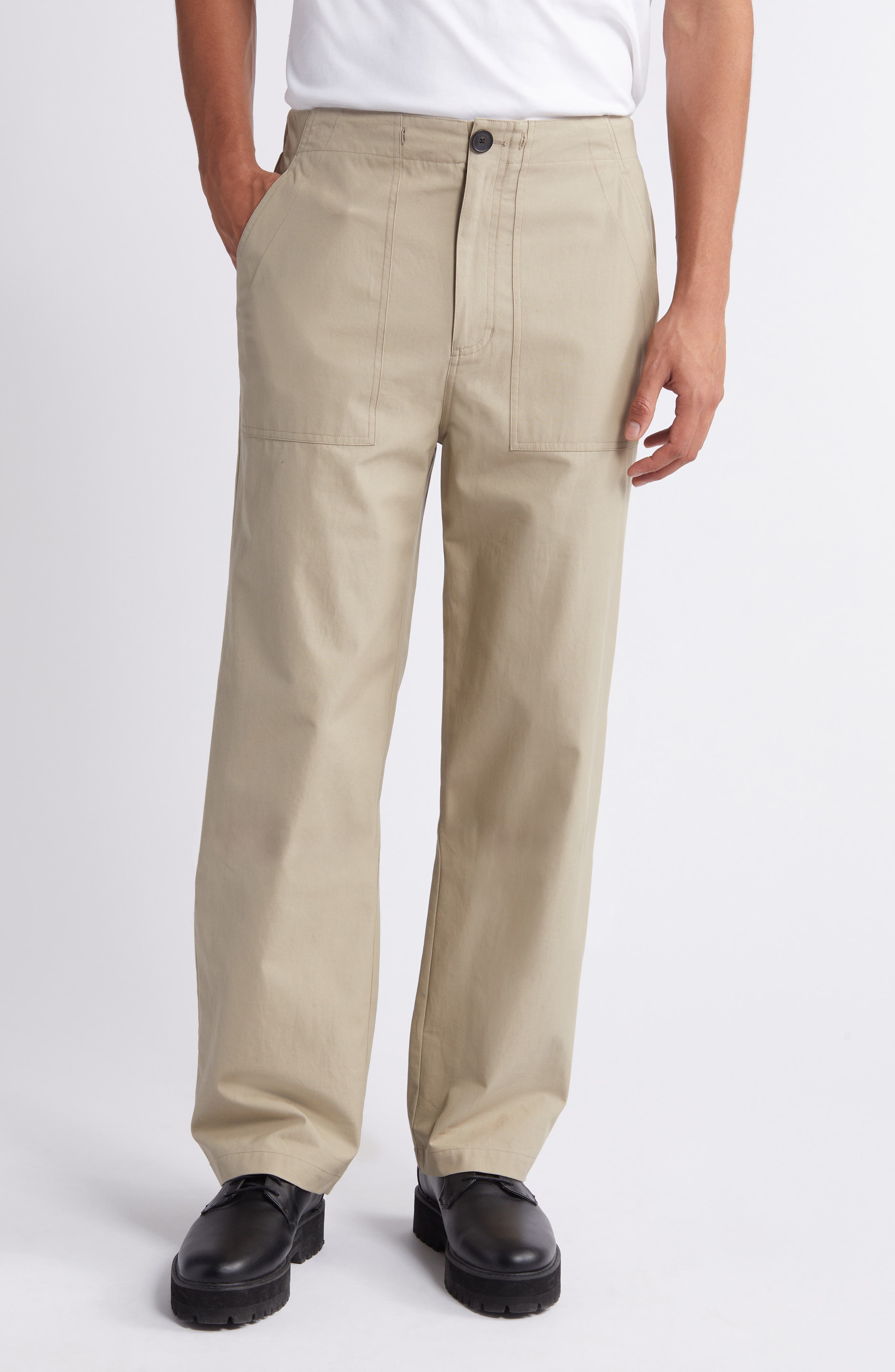 Patch Cotton Traveler Chino Pants - 1