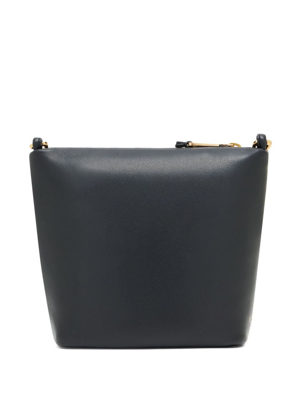 chain-link leather shoulder bag - 3
