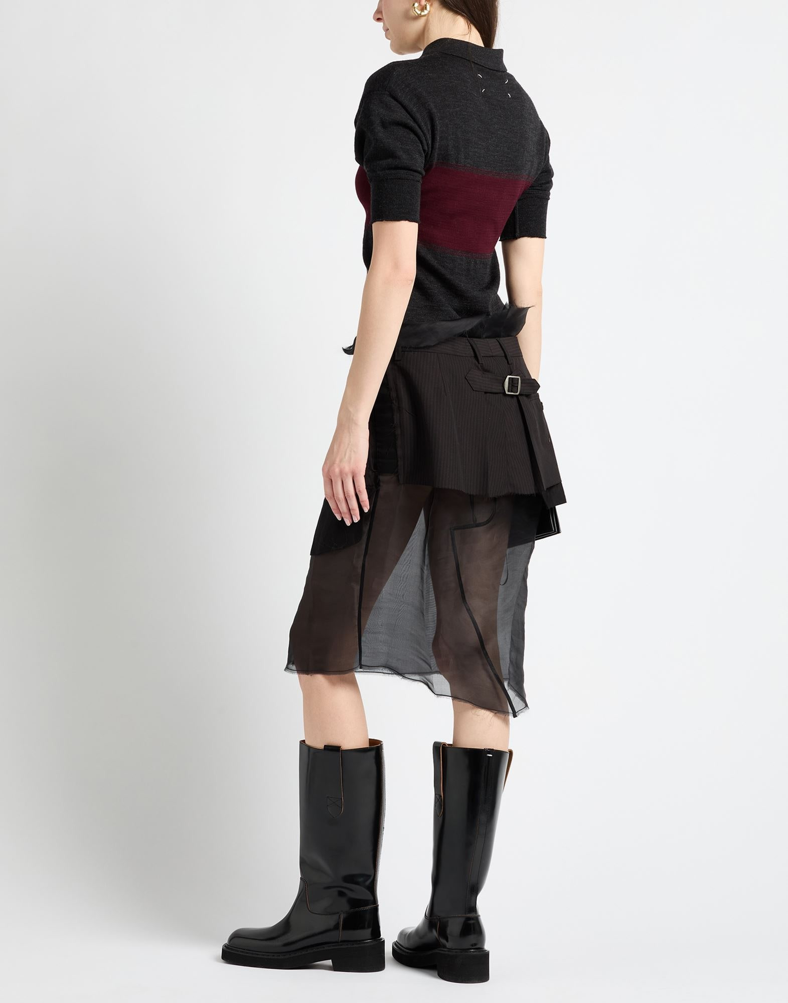 Grey Women's Midi Dress - 4
