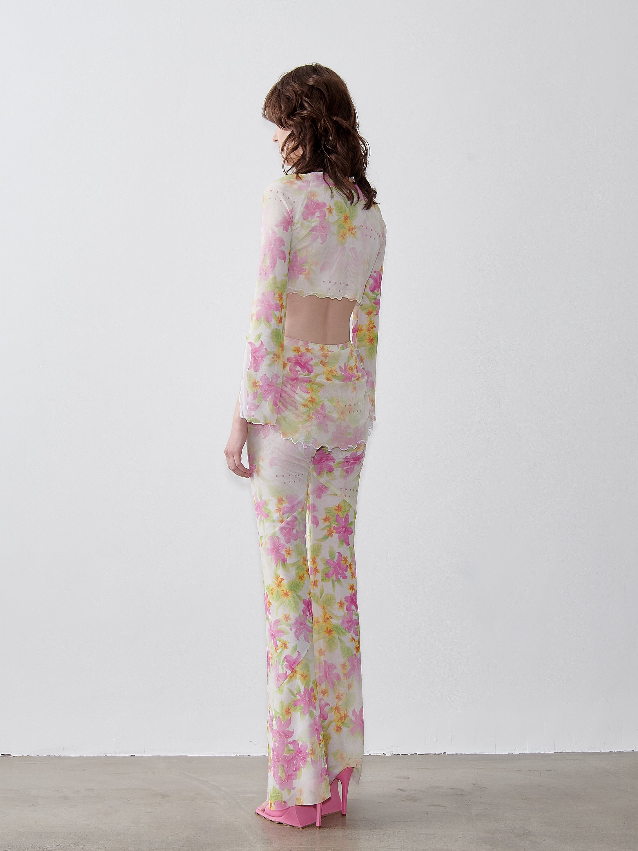 PEBBLES PANTS HIBISCUS - 3