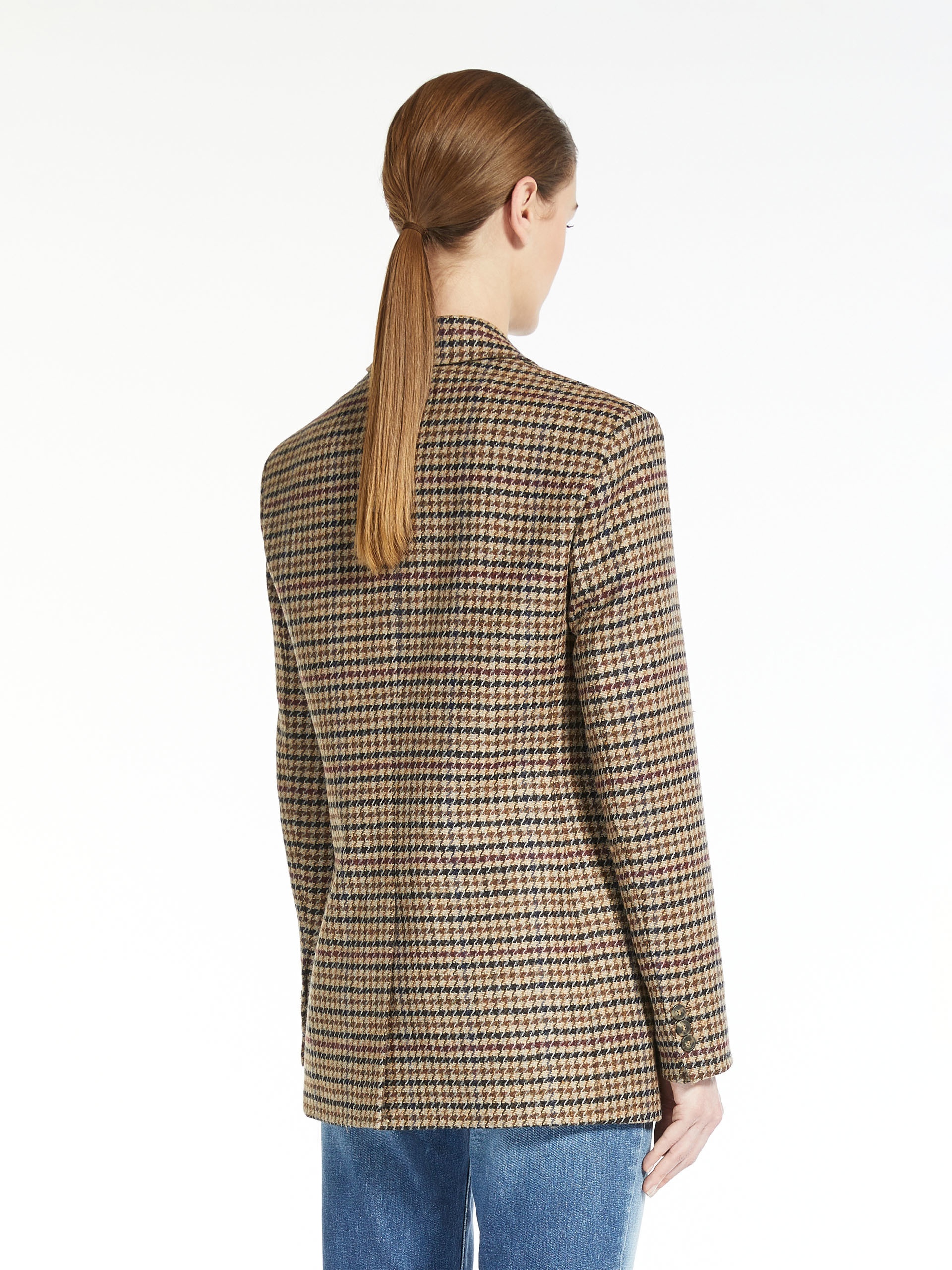 ジャケット Max Mara Single-breasted blazer in Shetland Max Mara OUTLET | Single-breasted blazer in Shetland im SALE