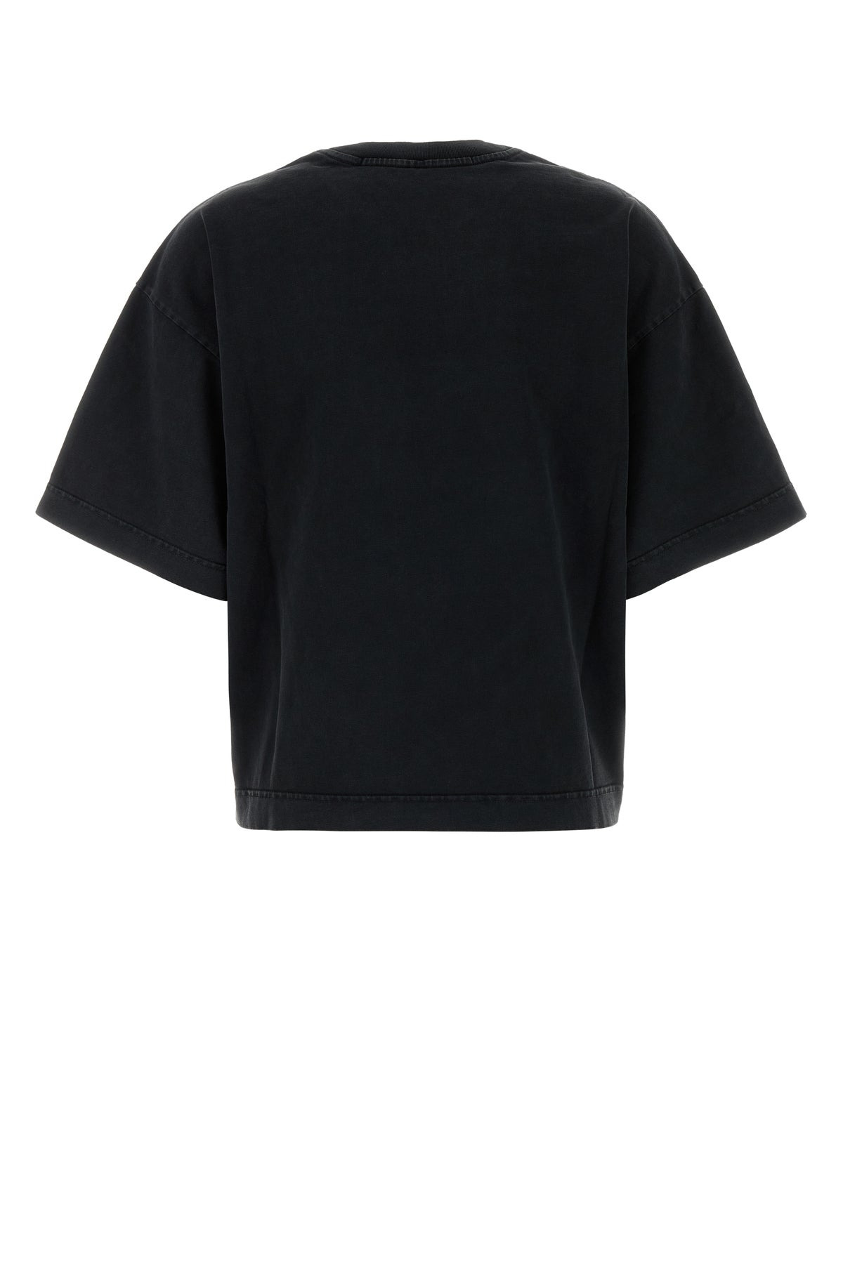 Black cotton oversize t-shirt - 2