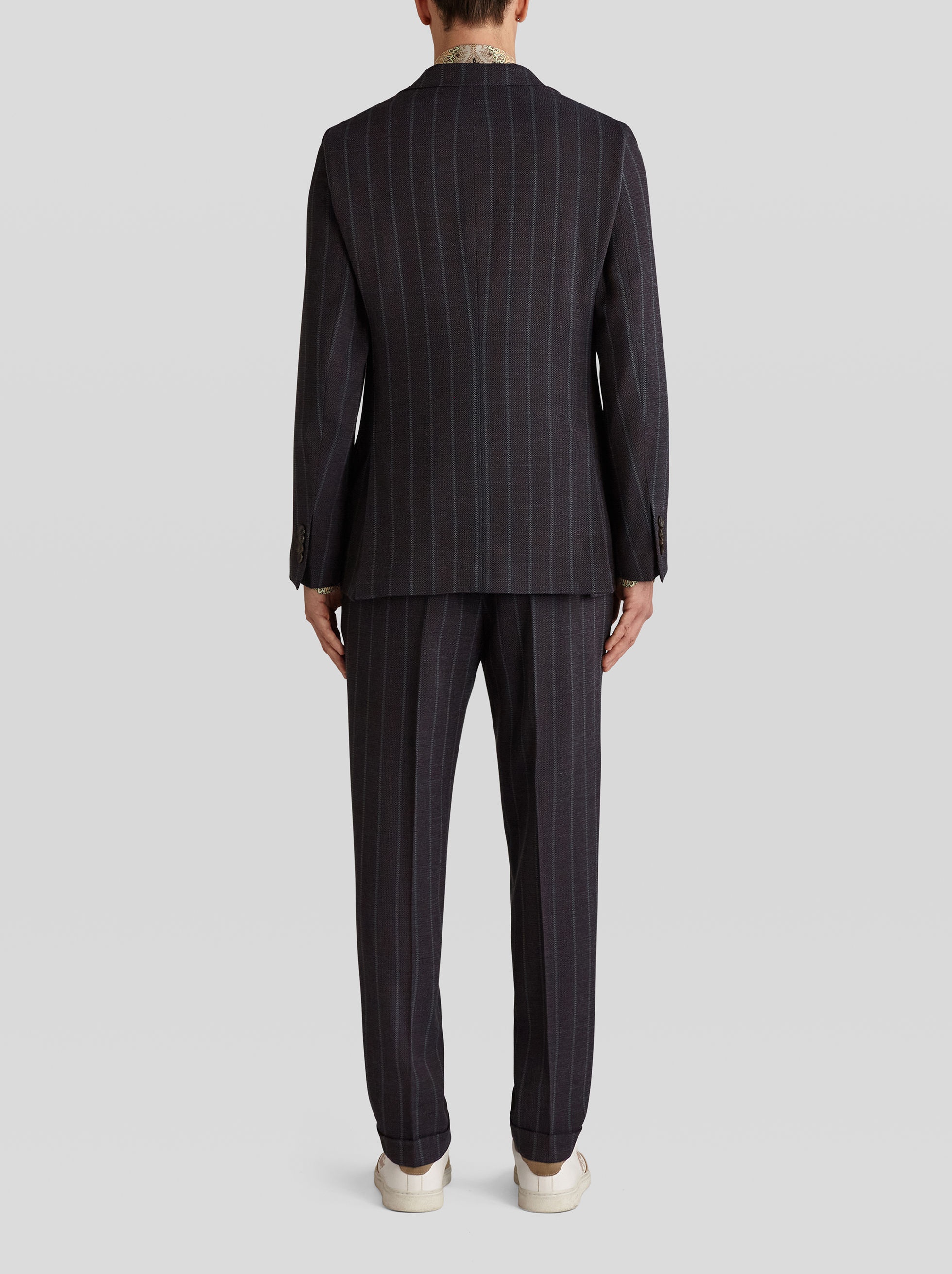 PINSTRIPED DECONSTRUCTED SUIT - 4