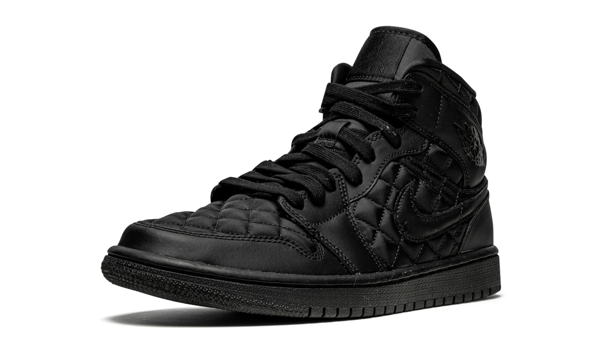 Wmns Air Jordan 1 Mid Quilted "Black" - 4