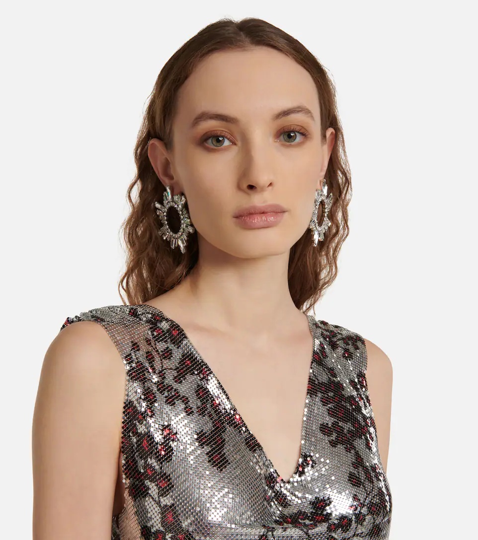 Begum crystal-embellished earrings - 3