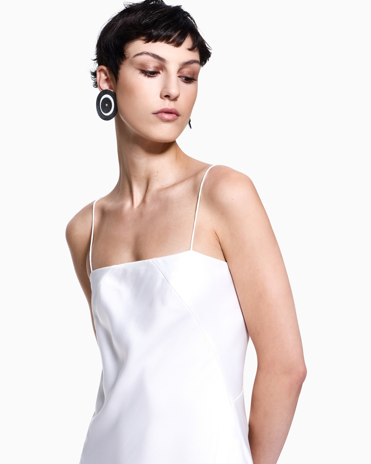 MIDI DRESS IN DOUBLE-SIDED SILK SATIN - 4