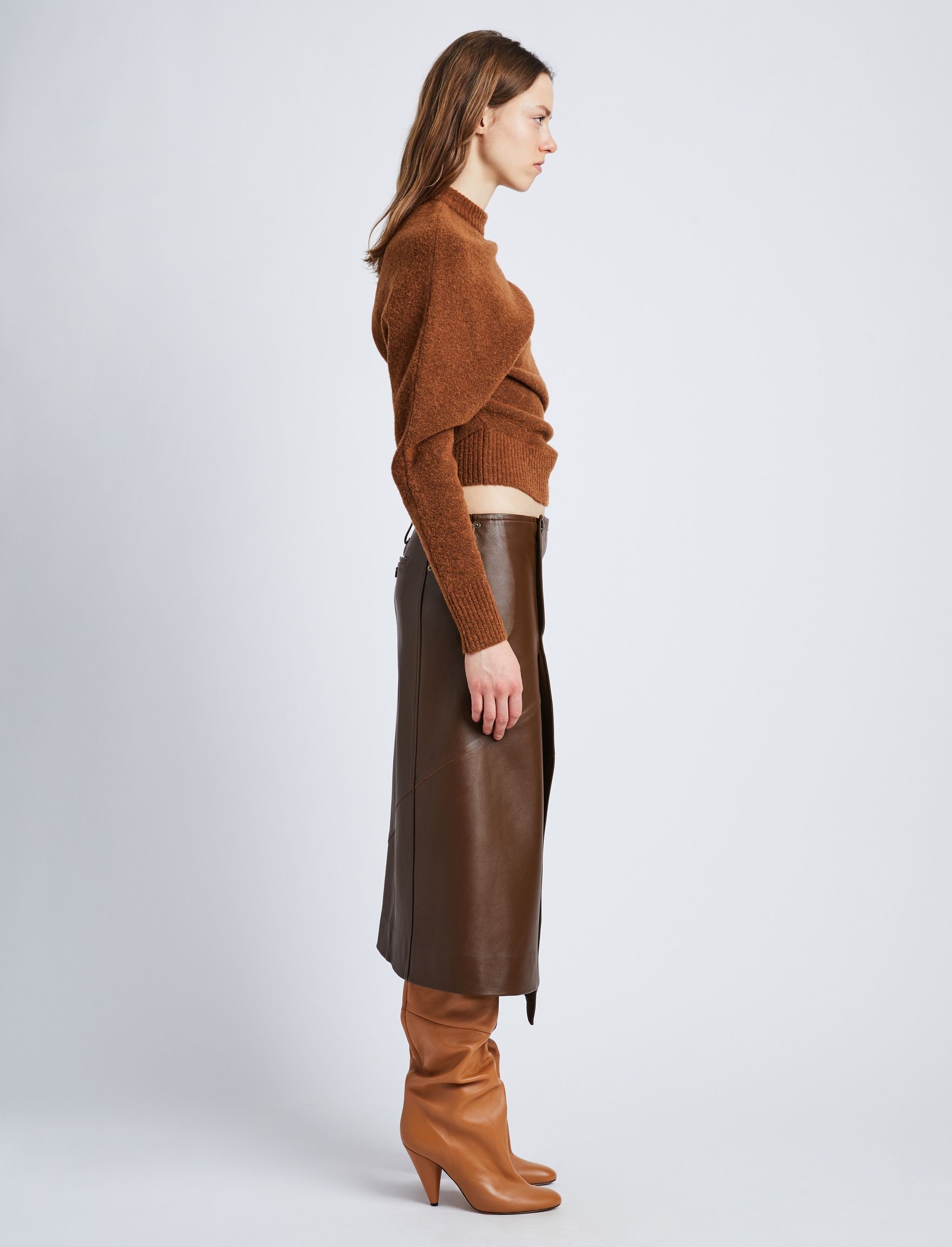 Nappa Leather Skirt - 3