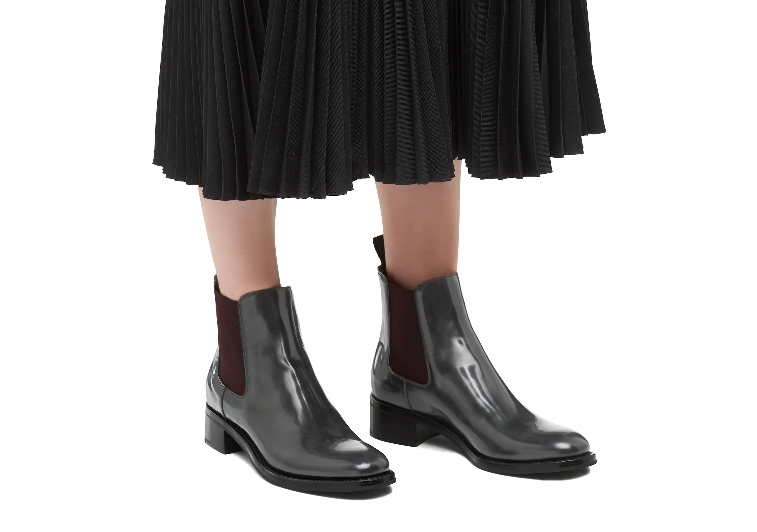 Monmouth 40
Polished Fumè Chelsea Boot Asphalt - 5