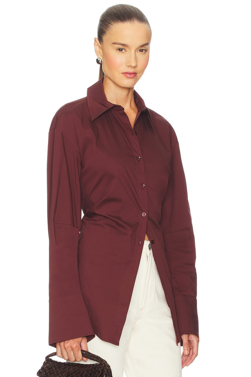 SIMONMILLER Loch Poplin Button Up Shirt outlook