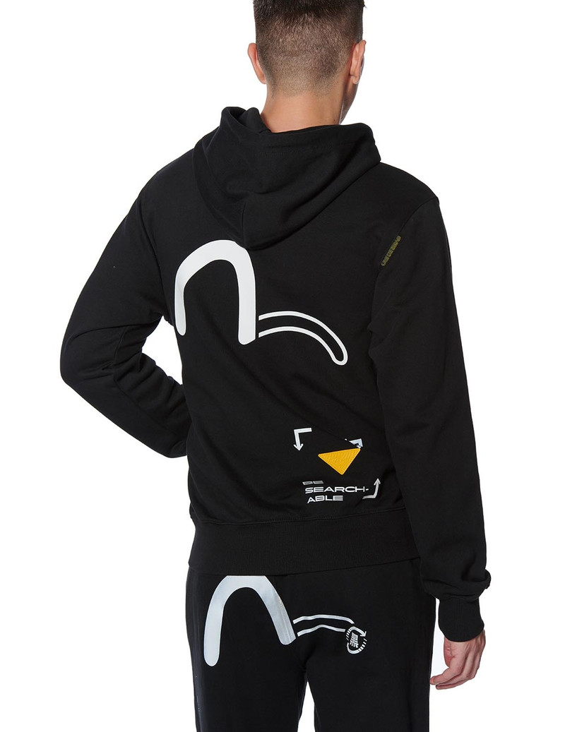 Leather Patch Hoodie 3