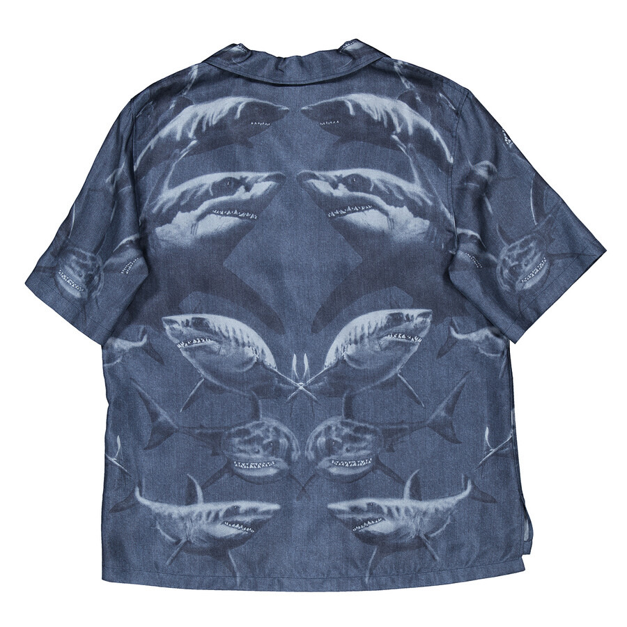 Burberry Shark Print Short Sleeve Shirt - 7