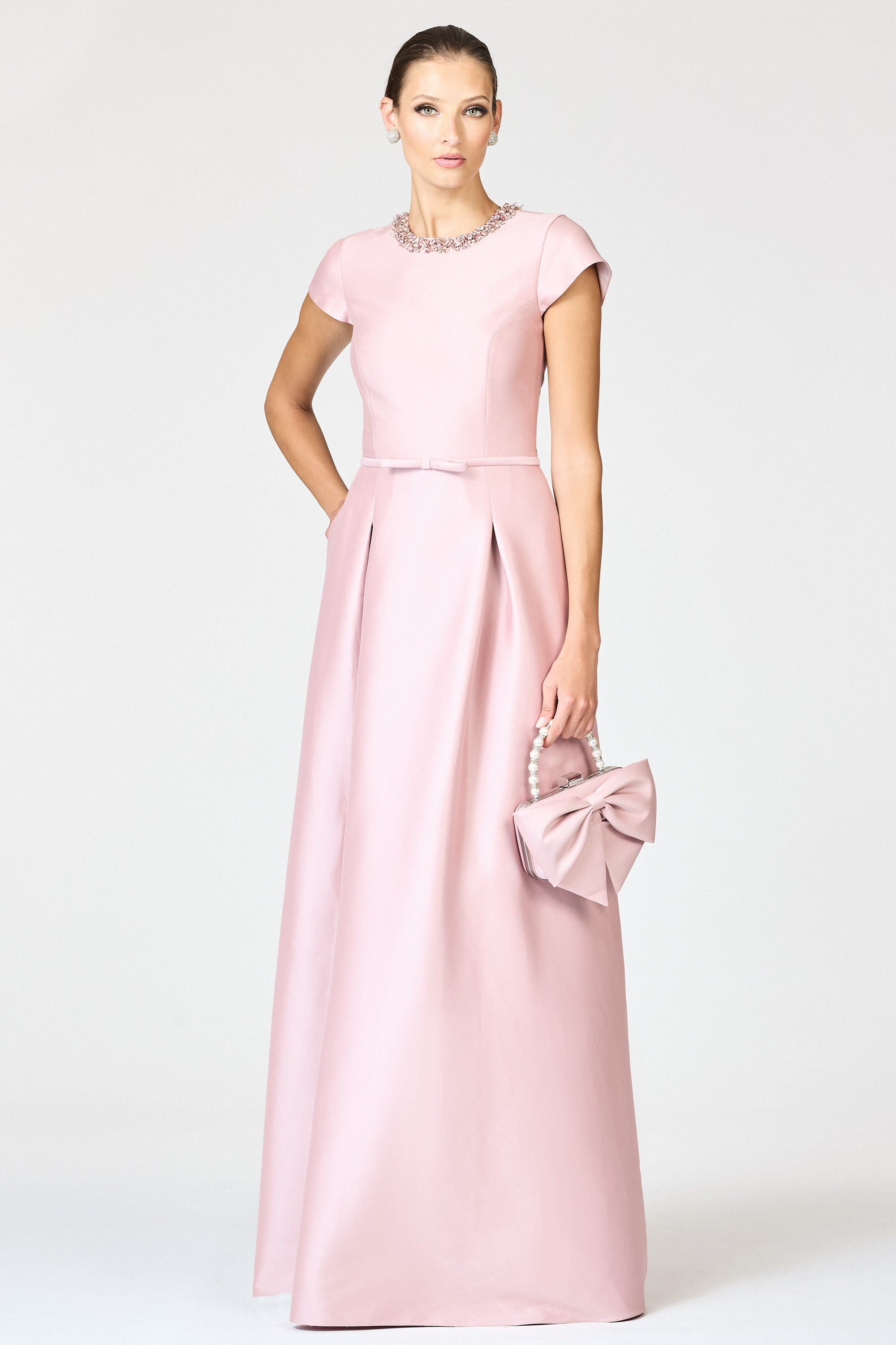 EMBELLISHED BLYTHE GOWN - ROSE QUARTZ - 2