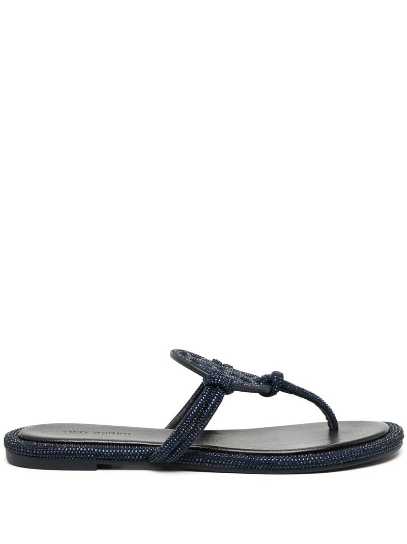 Miller Pavé crystal-embellished sandals 1