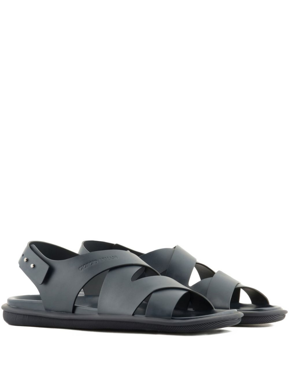 crossover-strap sandals - 1