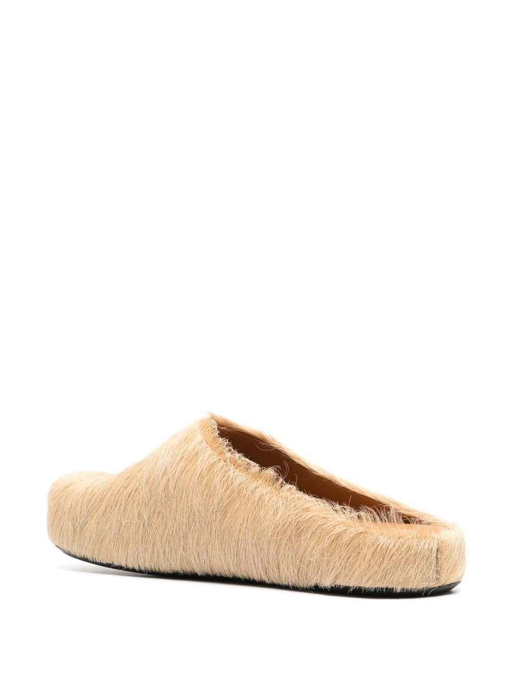 Sabot fur-trimmed slippers - 3