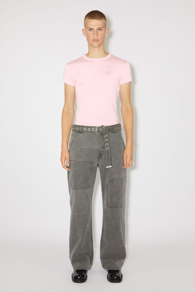 Acne Studios Crew neck t-shirt - Fitted fit - Light pink outlook