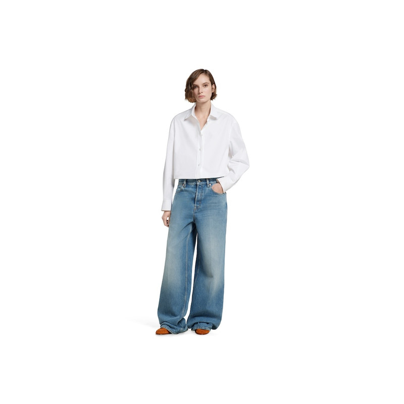 GUCCI Wide leg denim pants outlook
