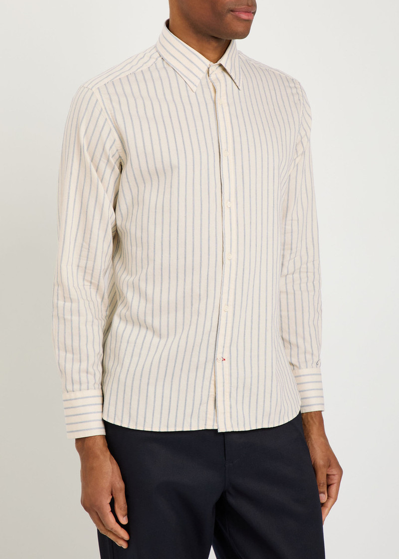 Oliver Spencer Oliver Spencer Conduit Striped Cotton Shirt outlook