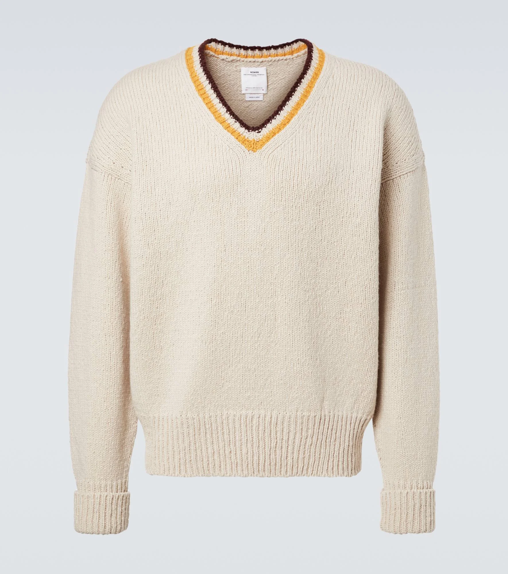 College wool and cashmere sweater - 1